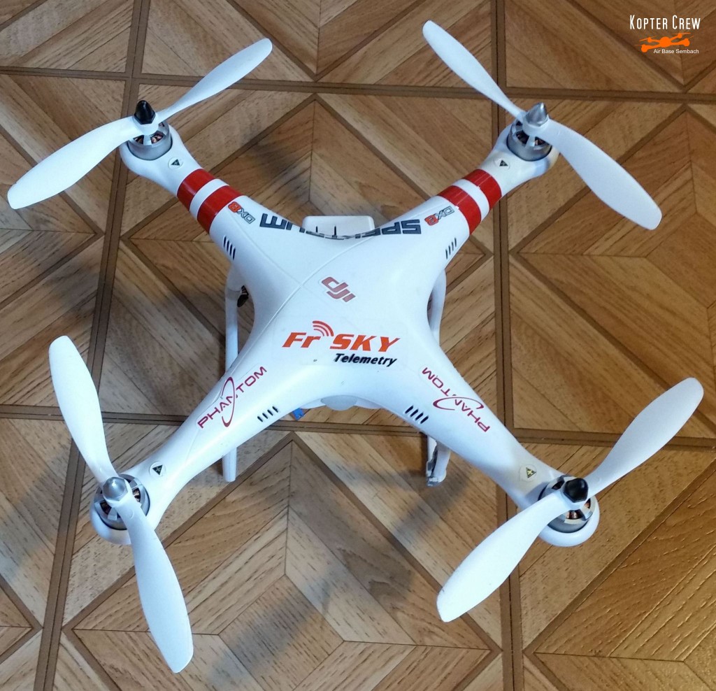 DJI Phantom mit FrSky Empfänger