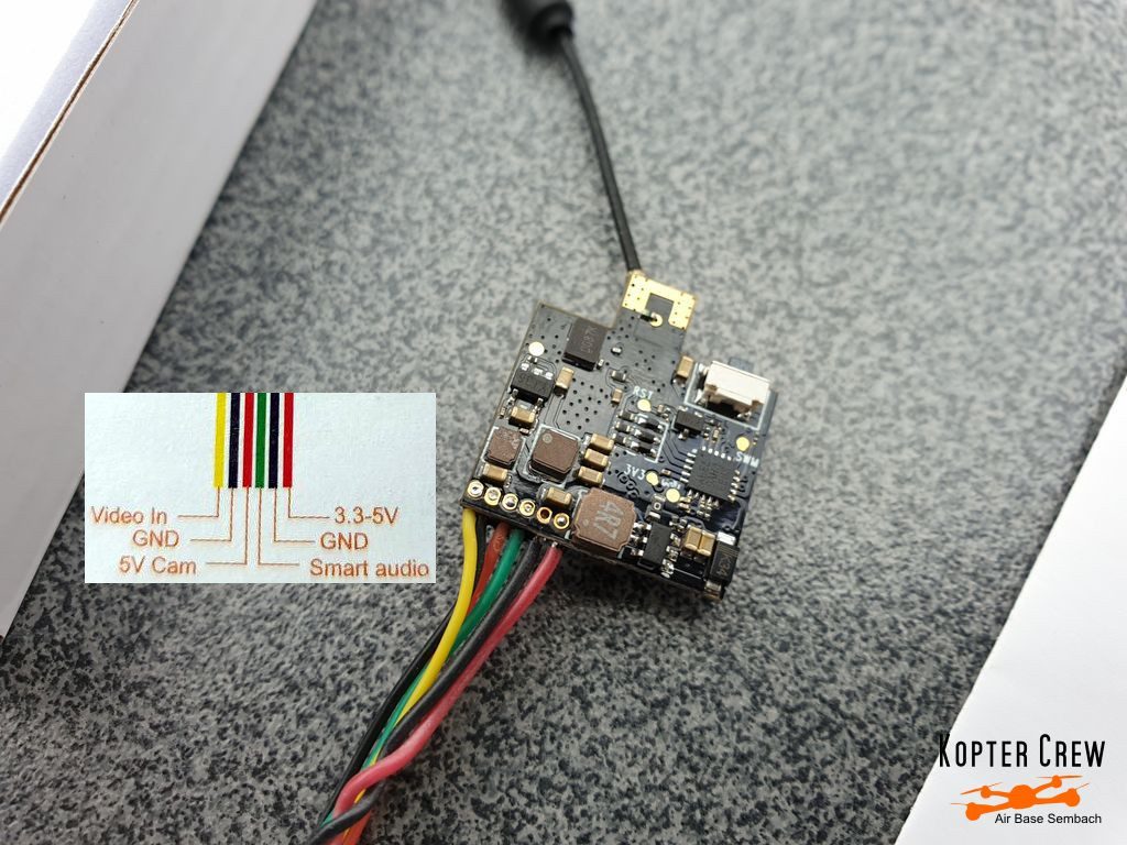 Kabelbelegung Eachine VTX03S